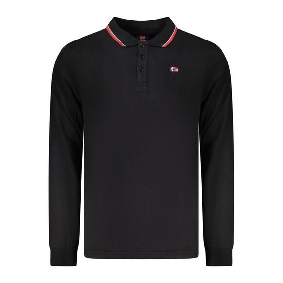 Norway 1963 Black Cotton Men Polo Men's Shirt
